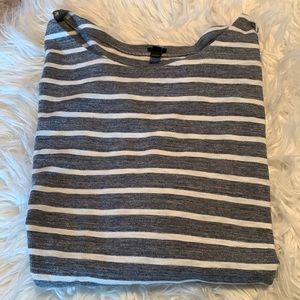 J Crew Long Sleeve Shirt, Zipper Side - Size L